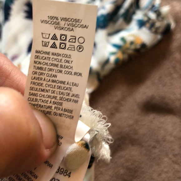 Lucky Brand 1x spring summer blouse NWT - Picture 7 of 7